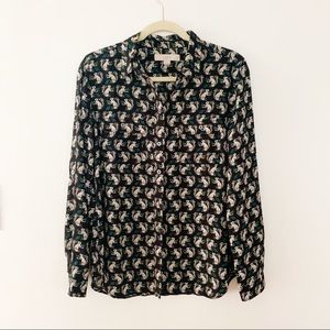 LOFT Squirrel Patterned Top
